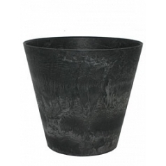 Кашпо Artstone claire pot black, чёрного цвета Диаметр — 33 см