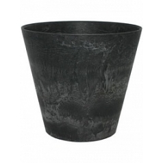Кашпо Artstone claire pot black, чёрного цвета Диаметр — 47 см