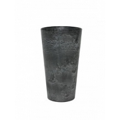 Кашпо Artstone claire vase black, чёрного цвета Диаметр — 14 см