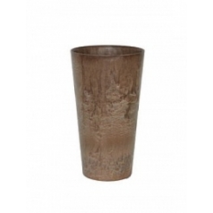 Кашпо Artstone claire vase brown, коричнево-бурого цвета Диаметр — 14 см