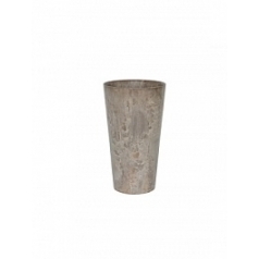 Кашпо Artstone claire vase taupe, тёмно-серый Диаметр — 28 см
