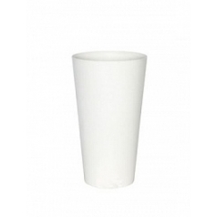 Кашпо Artstone claire vase white, белого цвета Диаметр — 14 см