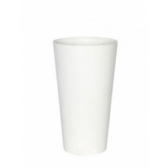 Кашпо Artstone claire vase white, белого цвета Диаметр — 19 см