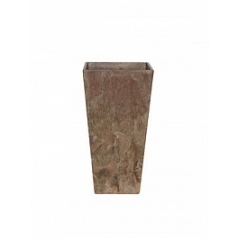 Кашпо Artstone ella vase brown, коричнево-бурого цвета Длина — 14 см