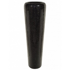 Кашпо Fleur Ami Conical black, чёрного цвета  Диаметр — 39 см