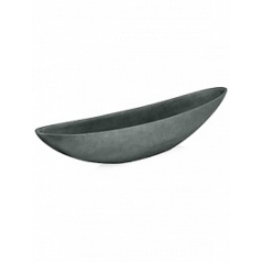 Кашпо Fleur Ami Royal boat titanium grey, серого цвета Длина — 90 см