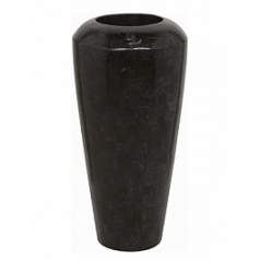Кашпо Fleur Ami Geo black, чёрного цвета polished  Диаметр — 35 см