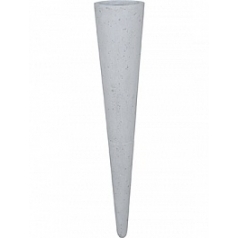 Настенное Кашпо Fleur Ami Wall cone grey, серого цвета  Диаметр — 20 см
