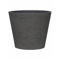Кашпо Pottery Pots Eco-line bucket l, laterite grey, серого цвета  Диаметр — 58 см