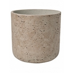 Кашпо Pottery Pots Eco-line charlie L размер grey, серого цвета washed  Диаметр — 25 см