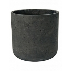 Кашпо Pottery Pots Eco-line charlie S размер black, чёрного цвета washed  Диаметр — 15 см