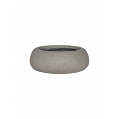Кашпо Pottery Pots Eco-line eileen xl, brushed cement  Диаметр — 36 см