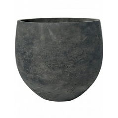 Кашпо Pottery Pots Eco-line mini orb XL размер black, чёрного цвета washed  Диаметр — 37 см