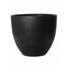 Кашпо Pottery Pots Fiberstone jumbo black, чёрного цвета M размер  Диаметр — 98 см