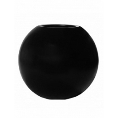 Кашпо Pottery Pots Fiberstone beth black, чёрного цвета  Диаметр — 77 см