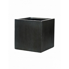 Кашпо Pottery Pots Fiberstone block antique grey, серого цвета Длина — 40 см