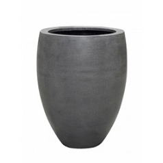 Кашпо Pottery Pots Fiberstone bond grey, серого цвета S размер  Диаметр — 35 см