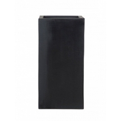 Кашпо Pottery Pots Fiberstone bouvy black, чёрного цвета M размер Длина — 30 см