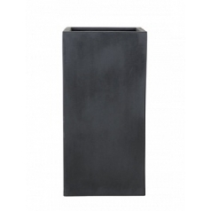 Кашпо Pottery Pots Fiberstone bouvy black, чёрного цвета Длина — 40 см