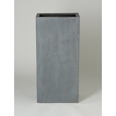 Кашпо Pottery Pots Fiberstone bouvy grey, серого цвета Длина — 40 см