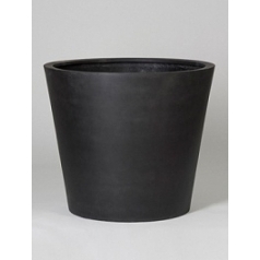 Кашпо Pottery Pots Fiberstone bucket black, чёрного цвета L размер  Диаметр — 70 см