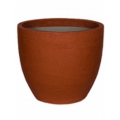 Кашпо Pottery Pots Fiberstone earth jesslyn m, desert red, красного цвета  Диаметр — 60 см