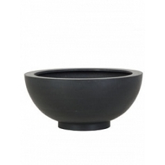 Кашпо Pottery Pots Fiberstone maud black, чёрного цвета M размер  Диаметр — 49 см