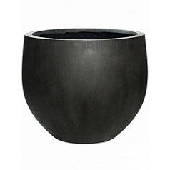 Кашпо Pottery Pots Fiberstone mini orb XXL размер antique grey, серого цвета  Диаметр — 53 см