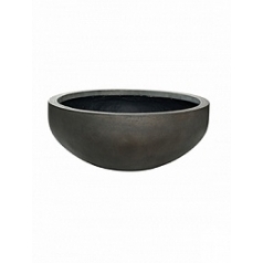 Кашпо Pottery Pots Fiberstone morgan S размер antique grey, серого цвета  Диаметр — 44 см