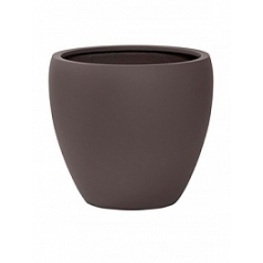 Кашпо Pottery Pots Fiberstone revival matt liver bun L размер  Диаметр — 50 см