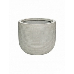 Кашпо Pottery Pots Fiberstone ridged cement dice XS размер horizontal  Диаметр — 28 см