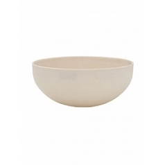 Кашпо Pottery Pots Refined morgana xxs natural white, белого цвета  Диаметр — 30 см