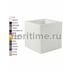 Кашпо Vondom Cubo basic square color Длина — 40 см Высота — 40 см