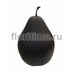 Груша декоративная Pear matt black, чёрного цвета L размер  Диаметр — 60 см Высота — 88 см