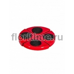 Подножки Fiberstone accessoires glossy red, красного цвета pot feet (4)