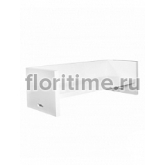 Скамья Fiberstone jan des bouvrie glossy white, белого цвета bench Длина — 182 см  Высота — 65 см