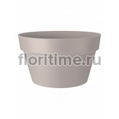 Кашпо Elho Loft urban warm grey, серого цвета bowl диаметр - 35 см высота - 20 см