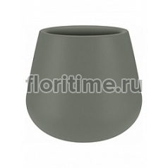 Кашпо Elho Pure® cone 45 stone-grey, серого цвета диаметр - 43 см высота - 36 см