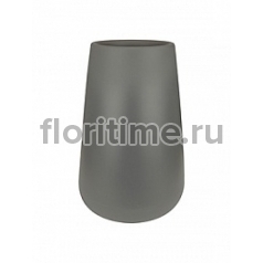 Кашпо Elho Pure® cone high 55 stone-grey, серого цвета диаметр - 52 см высота - 84 см