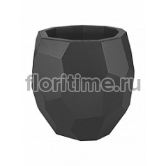 Кашпо Elho Pure® edge anthracite, цвет антрацит диаметр - 47 см высота - 45 см