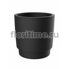 Кашпо Elho Pure® grade bowl black, чёрного цвета диаметр - 39 см высота - 40 см