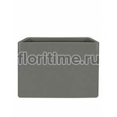 Кашпо Elho Pure® soft brick divider wheels 80 stone-grey, серого цвета длина - 79 см высота - 59 см