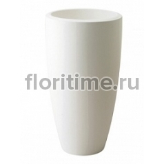 Кашпо Elho Pure® soft round high white, белого цвета диаметр - 30 см высота - 53 см