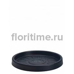 Поддон Pure® round saucer anthracite, цвет антрацит диаметр - 25 см высота - 3 см