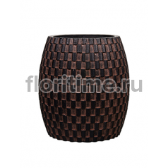Кашпо Capi nature vase elegant wide i wave brown