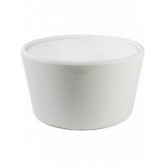 Кашпо Otium basso fp white, белого цвета диаметр - 80 см высота - 43 см