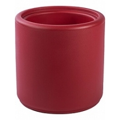 Кашпо Otium cylindrus fp red, красного цвета диаметр - 43 см высота - 43 см
