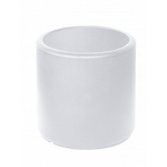 Кашпо Otium cylindrus fp white, белого цвета диаметр - 43 см высота - 43 см
