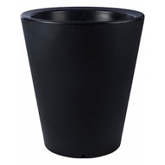Кашпо Otium olla black, чёрного цвета диаметр - 60 см высота - 70 см
