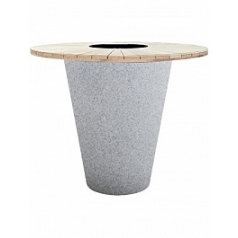 Кашпо Otium olla table herba exclusive light stone диаметр - 131 см высота - 102 см